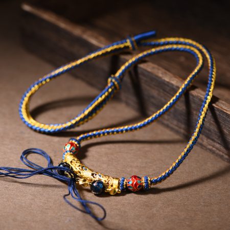 Celestial Harmony: Tibetan Blue Crystal Bracelet — Anchor Joy, Stabilize Energy