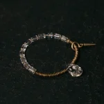 Sacred Radiance: Mount Kailash White Crystal Bracelet