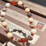 Lotus Bodhi seed agate bracelet