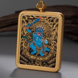 Authority and protection-The Acala Vidyārāja Thangka