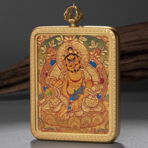 Divine Prosperity: The Thangka of Yellow Jambhala